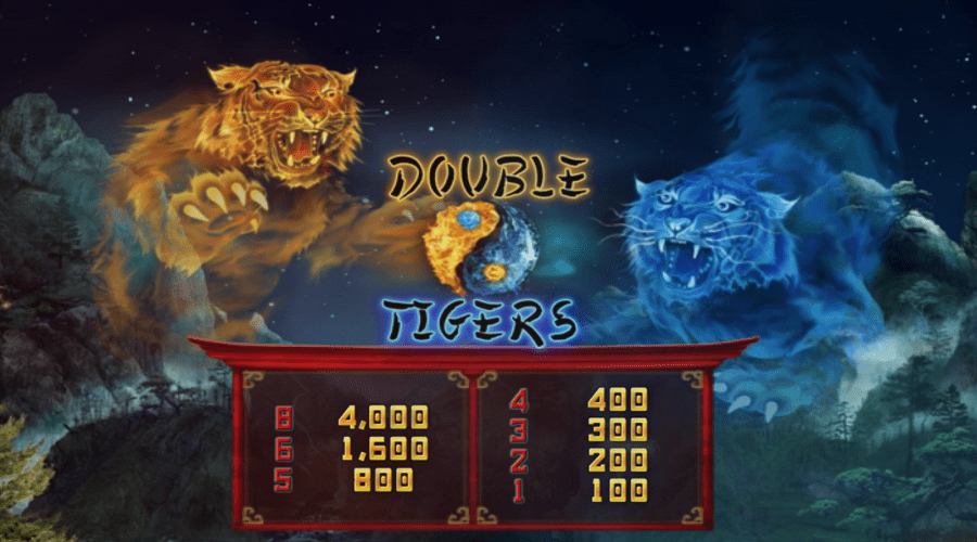 Slot machine doppia tigre