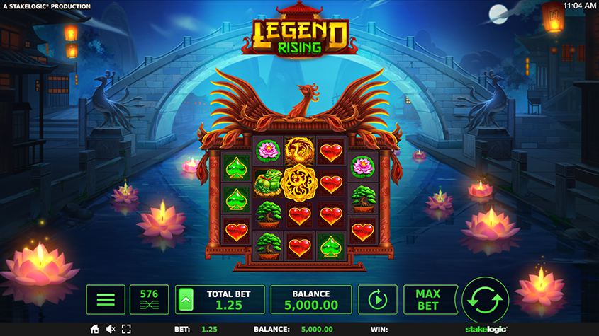 Legend Rising slot interface