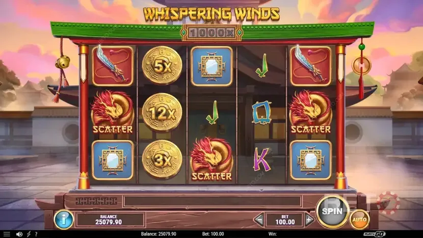 Gameplay de Whispering Winds